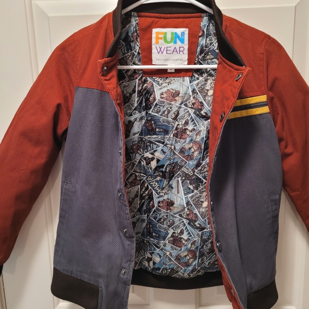🌟 NWOT Marvel Iron Man Boy's jacket - 8